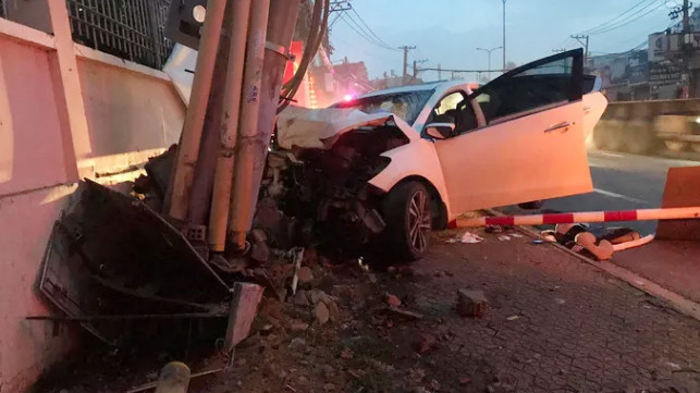 Hiện trường vụ tai nạn