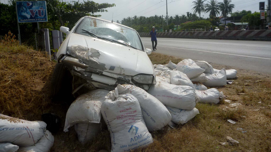 Chiếc xe gây tai nạn