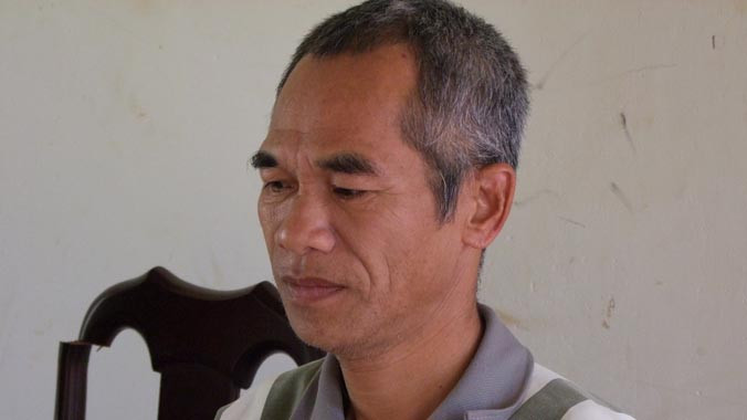 Phương Văn Thời tại cơ quan điều tra.