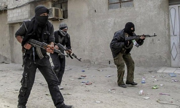 Các tay súng thuộc mặt trận Al-Nusra. (Nguồn: en.alalam.ir)