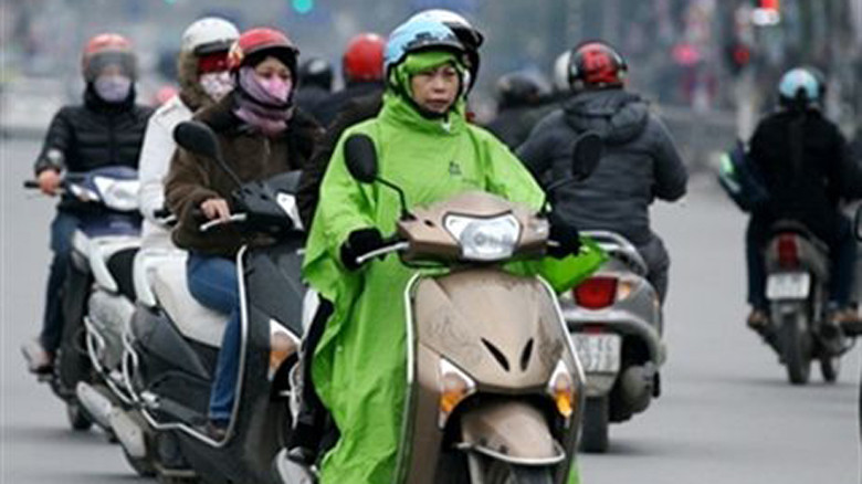 Dự báo miền Bắc mưa rét đến cuối tuần. Ảnh: Internet.