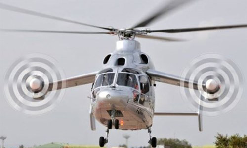 Nguyên mẫu trực thăng siêu tốc X3 Rotorcraft.