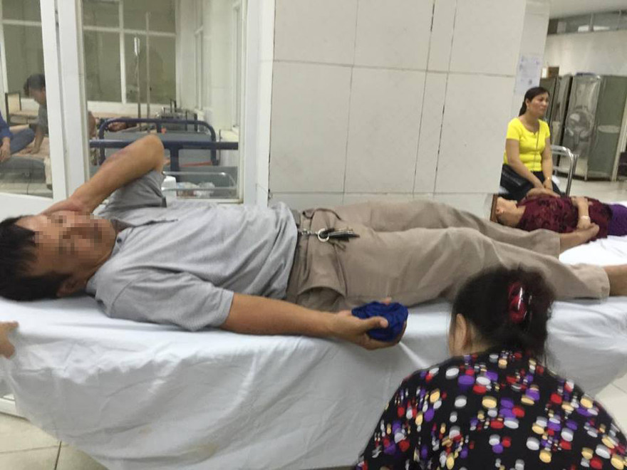 Ông Nghị đang được điều trị trong bệnh viện.