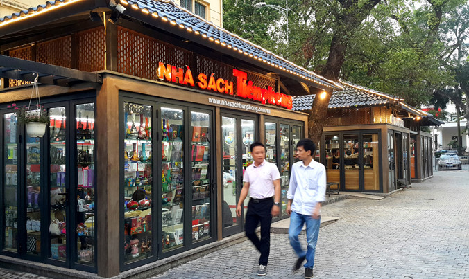 Phố sách Hà Nội trước ngày khai trương