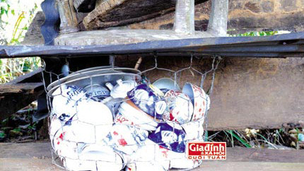 Ngôi đền từng chứa cổ vật nay bị lãng quên, hoang tàn. Ảnh TG