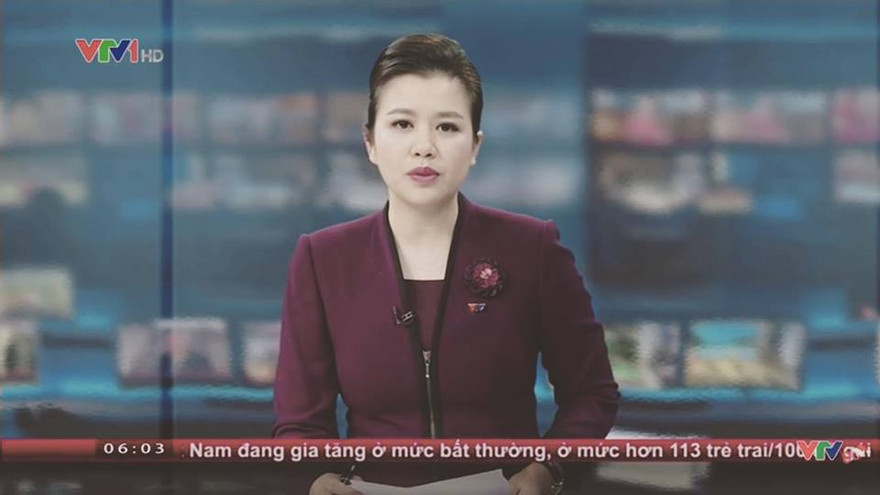 Ngọc Diệp từng là gương mặt quen thuộc của các bản tin thời sự VTV.