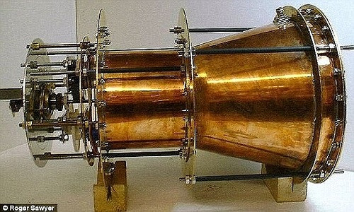 Nguyên mẫu động cơ EmDrive. Ảnh: Roger Shawyer.