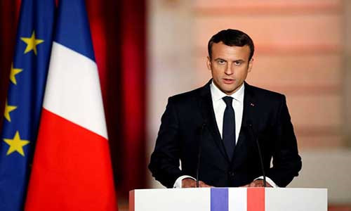 Tổng thống Pháp Emmanuel Macron.