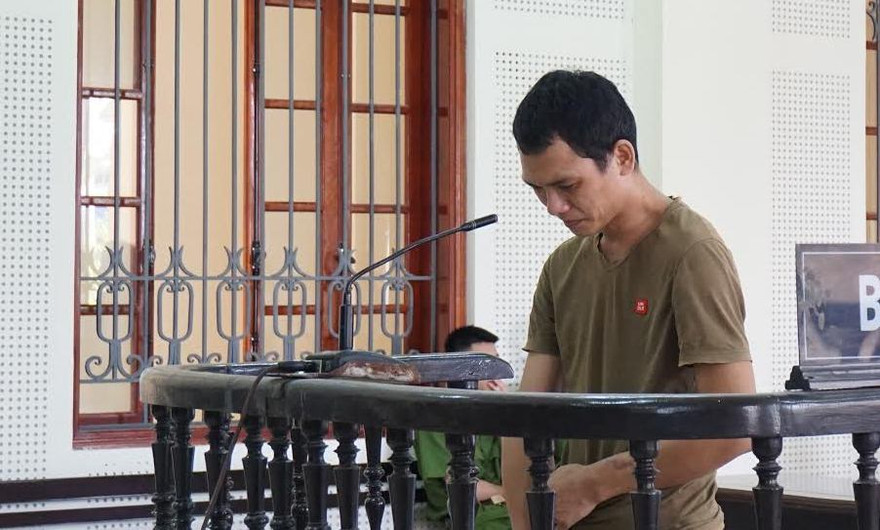 Bị cáo Võ Hữu Ba trước vành móng ngựa.