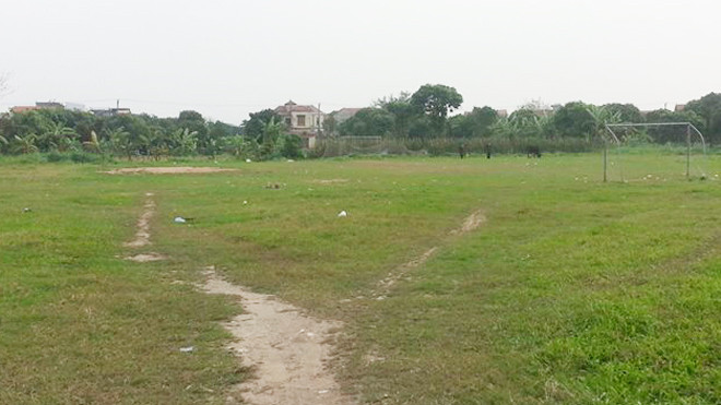 Khu vực diễn ra lễ hội - nơi nạn nhân Ánh bị đột quỵ Ảnh: CTV