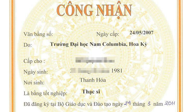 Bắt đầu triển khai công nhận văn bằng nước ngoài trực tuyến