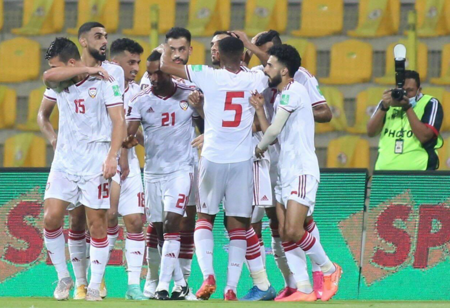 Tuyển UAE dẫn đầu bảng G một cách thuyết phục. Ảnh: Hữu Phạm (từ UAE)