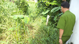 Công an truy tìm vật chứng gây án