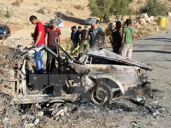 Hiện trường một vụ đánh bom liều chết tại L​iban. (Ảnh minh họa/Nguồn: AFP/TTXVN)