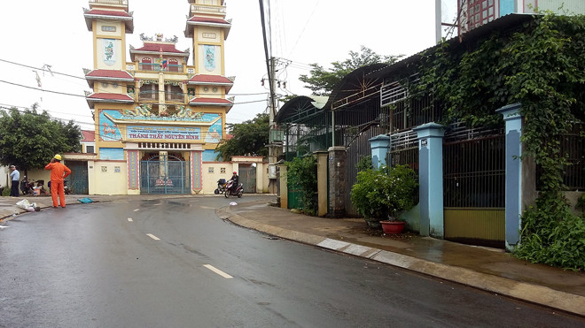 Nơi xảy ra vụ đâm chém.