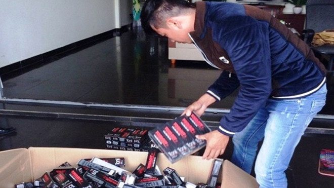 Thống kê số hóa mỹ phẩm thu giữ.