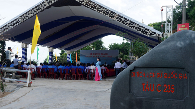 Lễ khánh thành Khu di tích tàu C235.