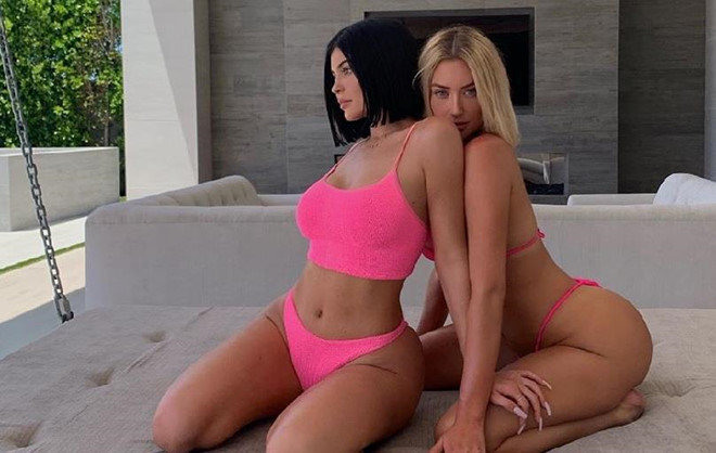 Kylie Jenner trong bữa tiệc hôm 9/6.