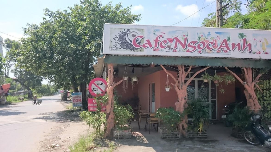 Quán café nơi Doãn Trung Dũng bị bắt.