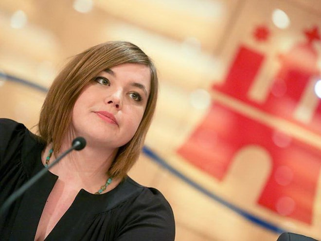 Nữ Thị trưởng thứ hai thành phố Hamburg Katherina Fegebank. (Nguồn: DPA)