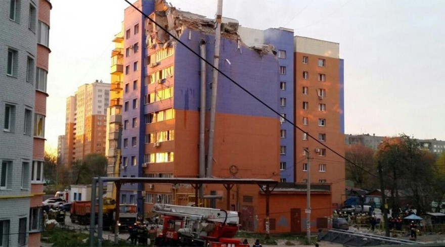 Hiện trường vụ nổ gas.