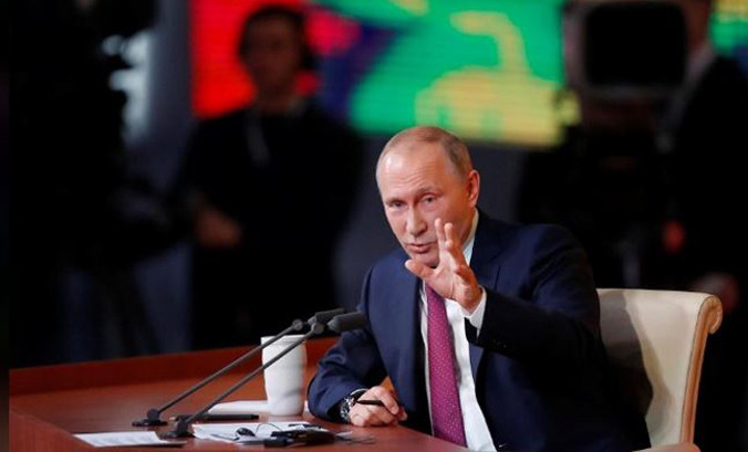 Tổng thống Nga Putin. Ảnh: Reuters