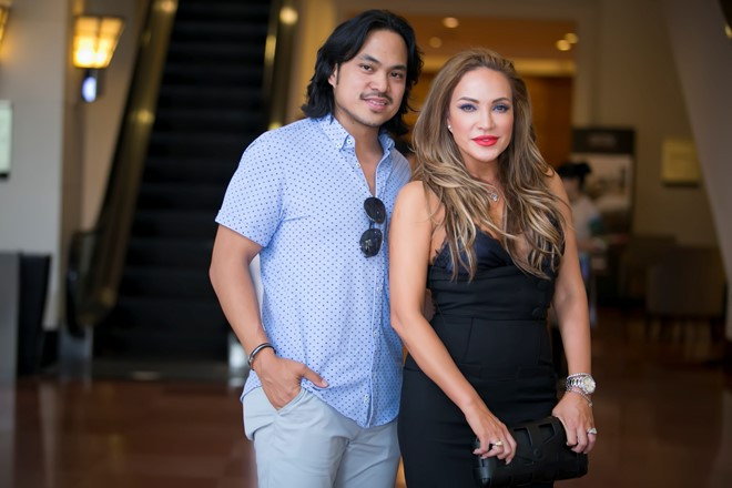 Thanh Hà và bạn trai kém 12 tuổi Roland.