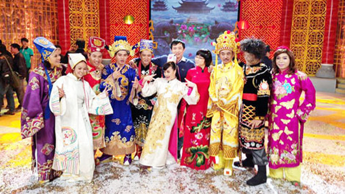 Êkíp tham gia chương trình Táo quân.