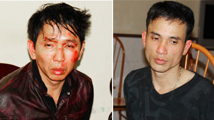 Hai đối tượng Đạt (trái) và Giang