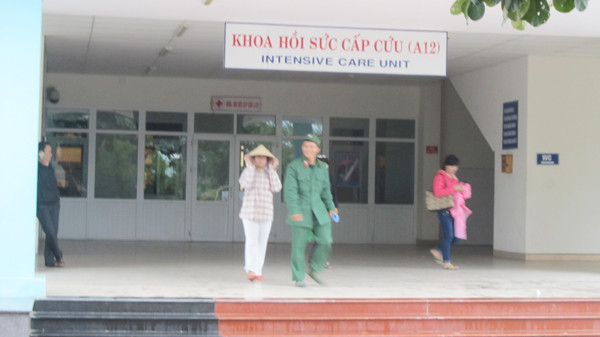 Khu cấp cứu hồi sức Bệnh viện Quân y 17, nơi các chiến sĩ đang được điều trị. Ảnh: Nam Cường.