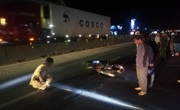 Hiện trường vụ tai nạn. Ảnh: BVPL