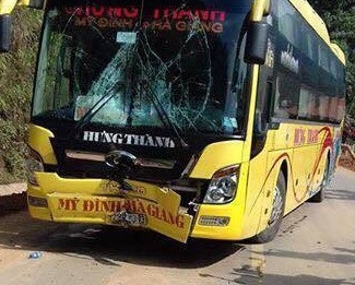 Hiện trường vụ tai nạn. Ảnh FB