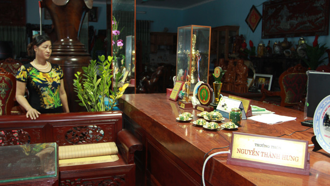 Phòng làm việc “hoành tráng” của cựu Trưởng thôn - “trùm xã hội đen” Hưng “sóc”