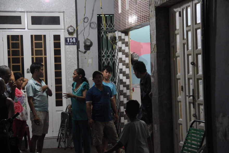 Hiện trường nơi xảy ra vụ việc.