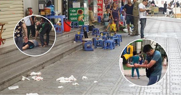 Hiện trường vụ nổ khiến nhiều người bị thương