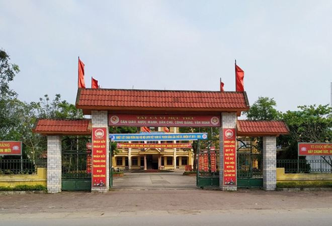 UBND xã Thạch Bằng - nơi xảy ra rất nhiều sai phạm