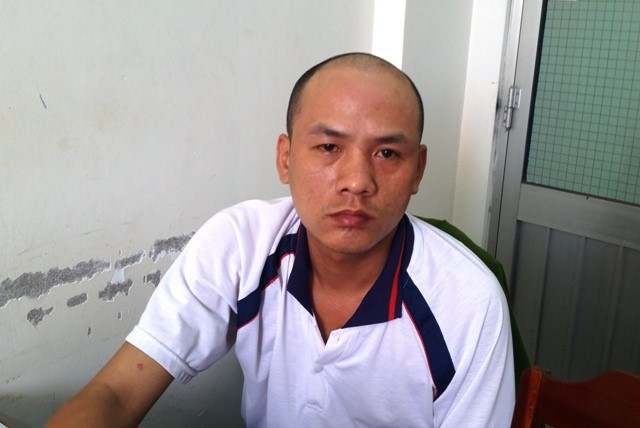 Nghi phạm Bùi Thanh Dưỡng được xác định cầm dao đâm chết người Khiêm. Ảnh Đ.V.