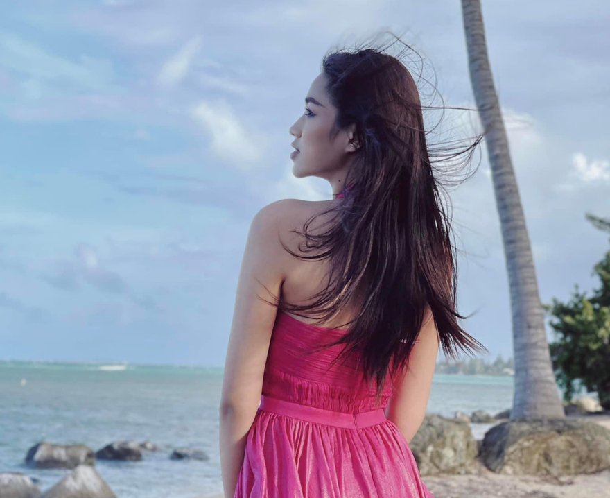 Hình ảnh cuối của Hoa hậu Đỗ Thị Hà trước khi rời Puerto Rico.