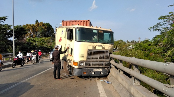 Hiện trường vụ tai nạn.