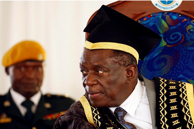 Tân Tổng thống Zimbabwe Emmerson Mnangagwa. Ảnh: Reuters