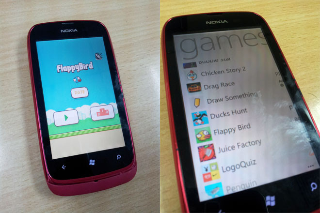 Flappy Bird nhái xuất hiện trên Windows Phone 