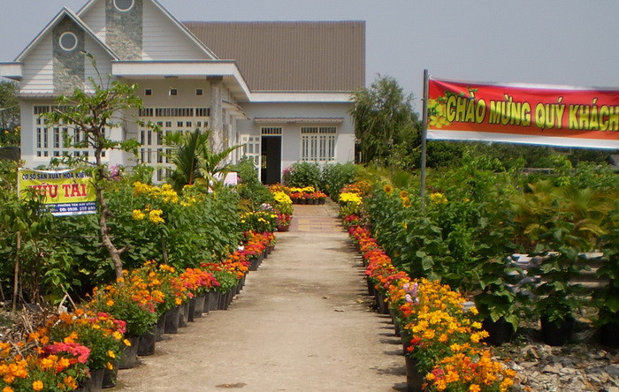 Một nhà hoa đoạt giải nhất.