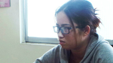  Trâm tại cơ quan công an. Ảnh: VnExpress