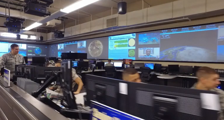 Trụ sở lực lượng gác không gian của quân đội Mỹ. Ảnh: CNN.