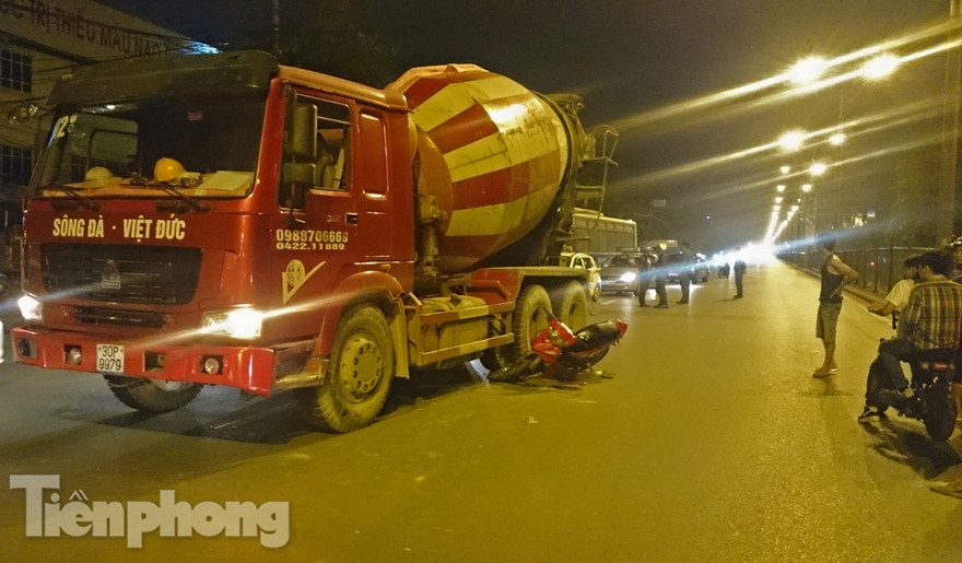 Hiện trường vụ tai nạn. Ảnh: Thanh Hà.