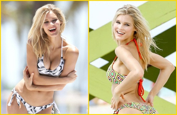 Ngắm Joy Corrigan cực gợi cảm khuấy động bãi biển