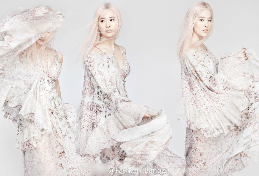 Lưu Diệc Phi ấn tượng khi hóa ‘bạch phát ma nữ’