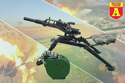 súng phóng lựu AGS-40.