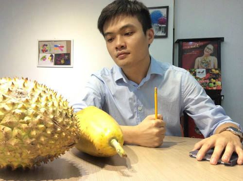 Phạm Minh Quân khởi xướng mô hình bán trái cây combo