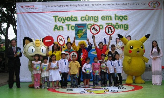 'Em học an toàn giao thông' của Toyota tới Cần Thơ